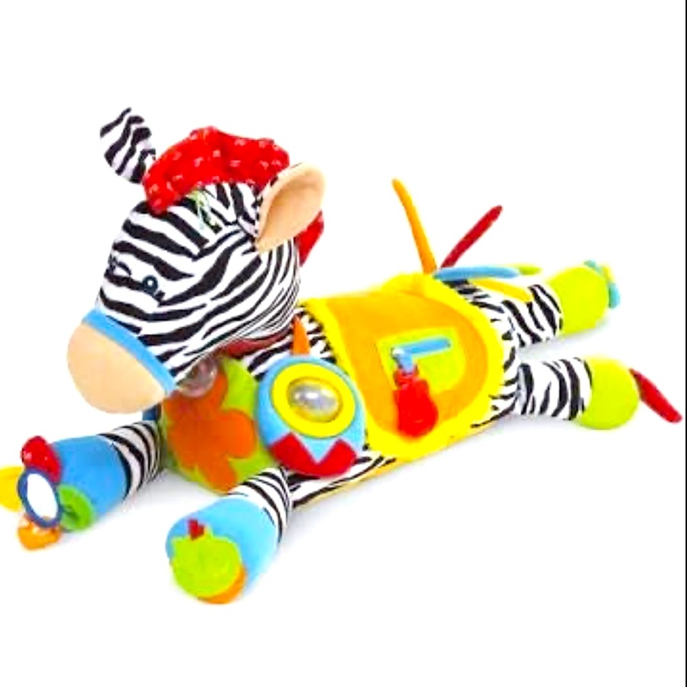 Melissa & Doug Baby Activity Toy - Multi-Sensory Zebra